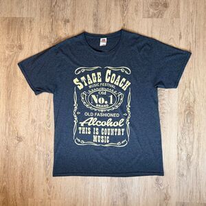 Stagecoach Music Festival T-Shirt 2018 Lineup Graphic Tee Navy Large